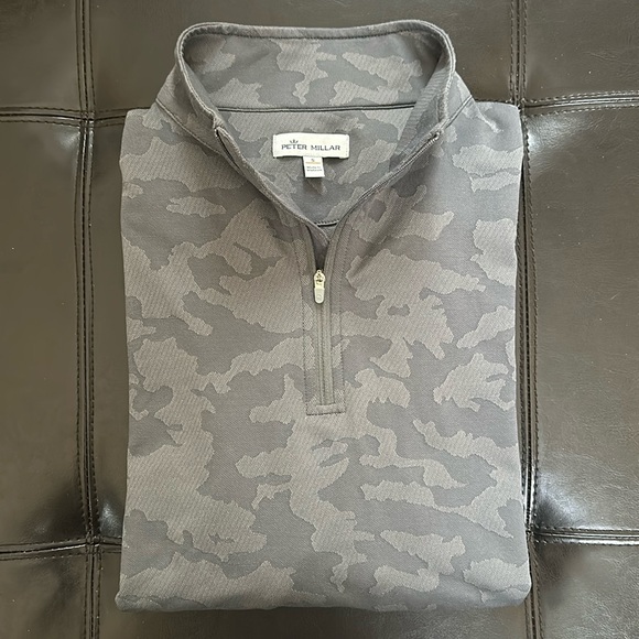 Peter Millar Other - Peter Millar qtr zip unique camo grey